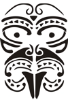 H639 Tribal Face