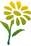 Sponge Painting Stencil- Daisy