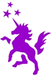 Sponge Painting Stencil- Unicorn